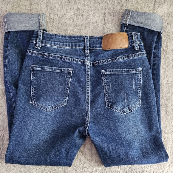 Roswear Distressed Denim Jeans Size 8-10 Medium - Picture 4 of 4